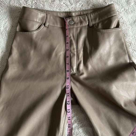 Dynamite Gisele faux leather straight leg pants - Picture 9 of 10